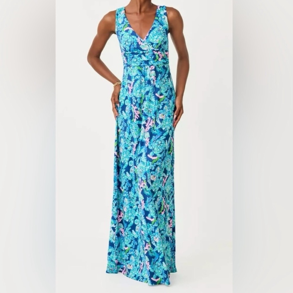 Lilly Pulitzer Sloane Maxi dress Turtle Villa Size Medium